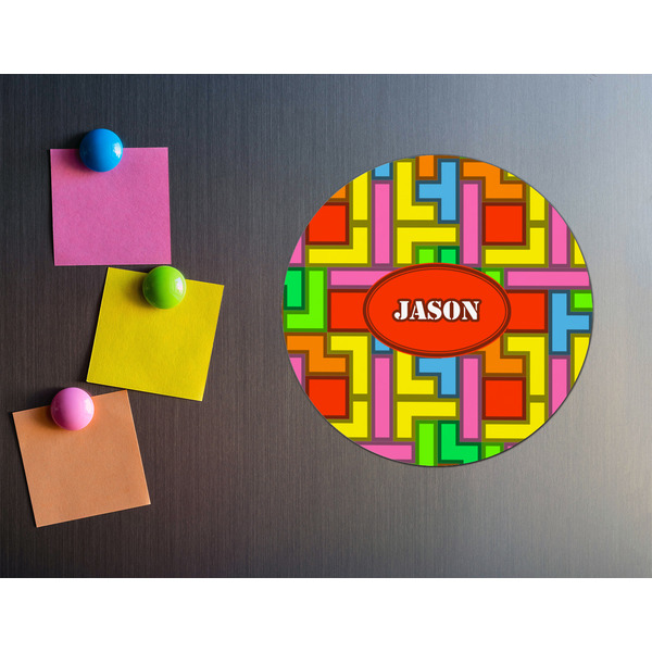 Tetromino Round Fridge Magnet - LIFESTYLE
