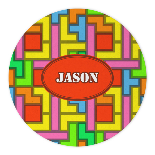 Tetromino Round Paper Coaster - Approval