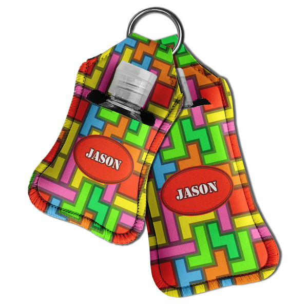 Tetromino Sanitizer Holder Keychain - Both in Case (PARENT)