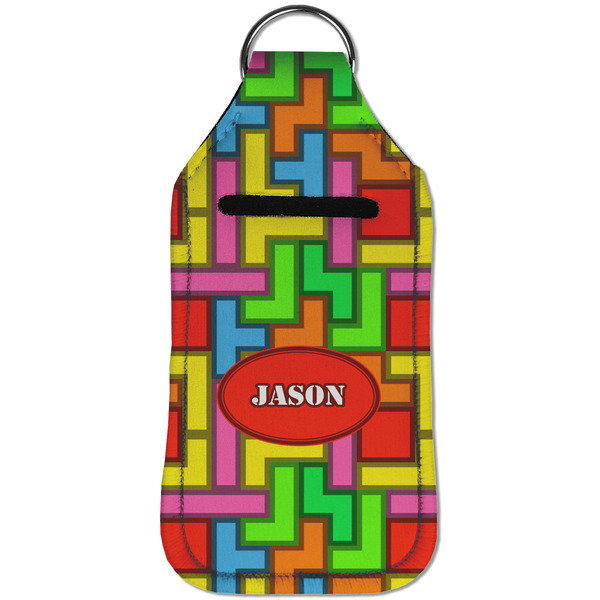 Tetromino Sanitizer Holder Keychain - Large (Front)