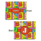 Tetromino Security Blanket - Front & Back View