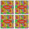 Tetromino Set of 4 Sandstone Coasters - See All 4 View