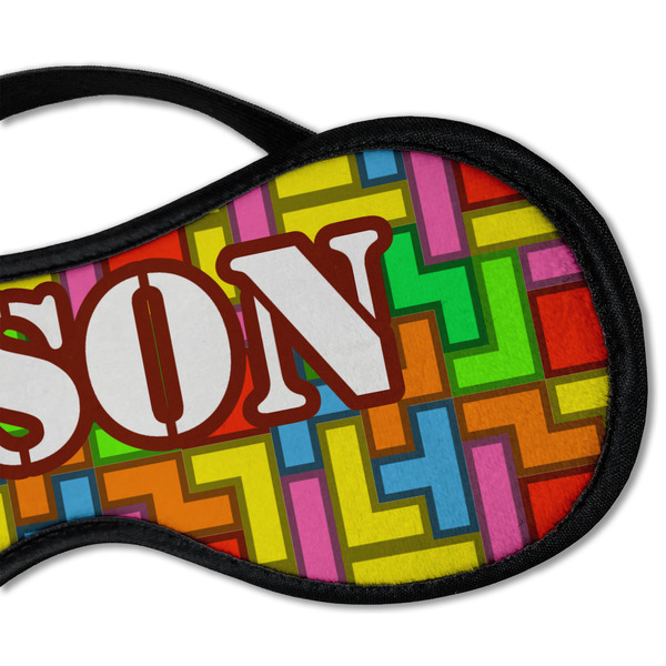 Tetromino Sleeping Eye Mask - DETAIL Large