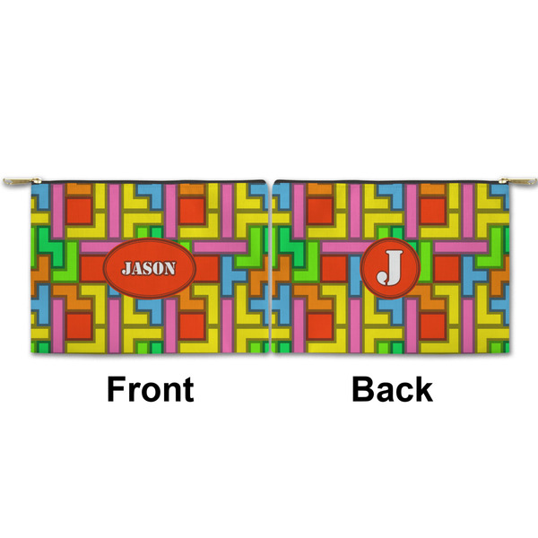 Tetromino Small Zipper Pouch Approval (Front and Back)