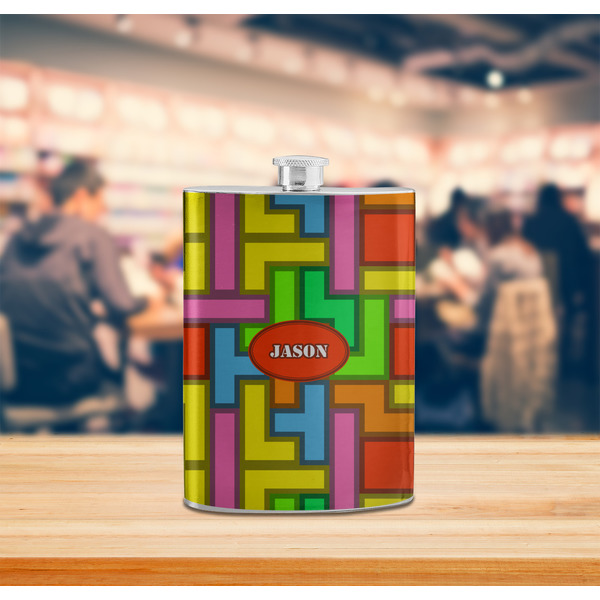 Tetromino Stainless Steel Flask - LIFESTYLE 2