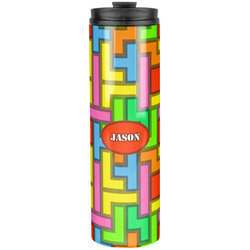 Tetromino Stainless Steel Skinny Tumbler - 20 oz (Personalized)
