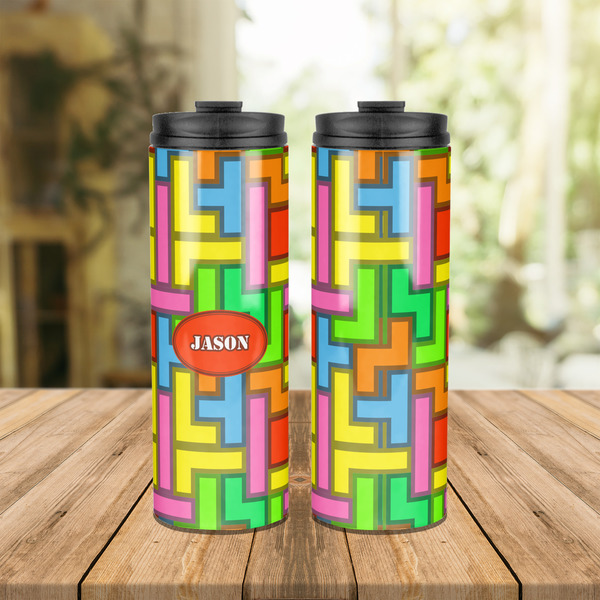 Tetromino Stainless Steel Tumbler - Lifestyle