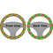 Tetromino Steering Wheel Cover- Front and Back