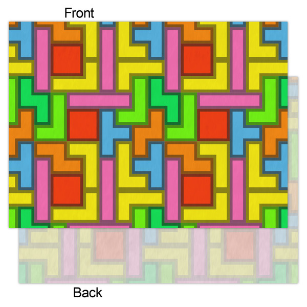 Tetromino Tissue Paper - Heavyweight - Large - Front & Back