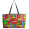 Tetromino Beach Totes Bag - w/ Black Handles (Personalized)