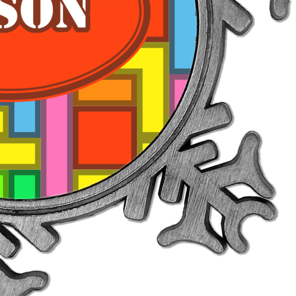 Tetromino Vintage Snowflake - Detail