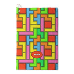 Tetromino Waffle Weave Golf Towel (Personalized)
