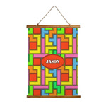Tetromino Wall Hanging Tapestry - Tall (Personalized)