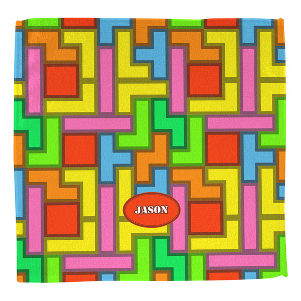 Tetromino Washcloth - Front - No Soap