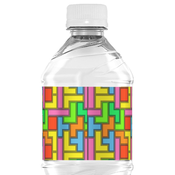 Tetromino Water Bottle Label - Back View