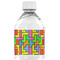 Tetromino Water Bottle Label - Back View