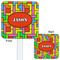 Tetromino White Plastic Stir Stick - Double Sided - Approval