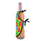 Tetromino Wine Bottle Apron - DETAIL WITH CLIP ON NECK