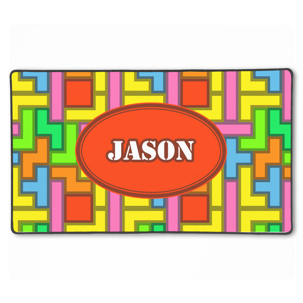 Custom Tetromino XXL Gaming Mouse Pad - 24" x 14" (Personalized)