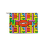 Tetromino Zipper Pouch - Small - 8.5"x6" (Personalized)