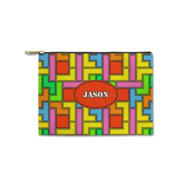 Custom Tetromino Zipper Pouch - Small - 8.5"x6" (Personalized)