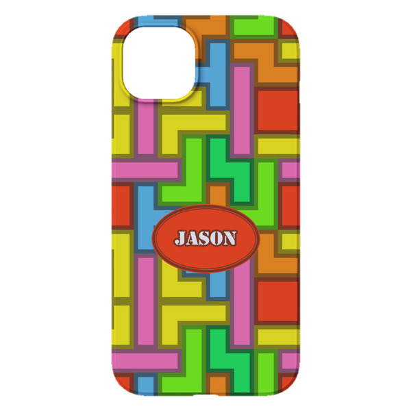 Tetromino iPhone 14 Plus Case - Back