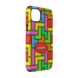 Tetromino iPhone Case - Rubber Lined - iPhone 14 Pro (Personalized)