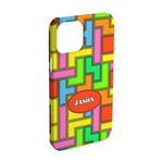 Tetromino iPhone Case - Plastic - iPhone 15 Pro (Personalized)