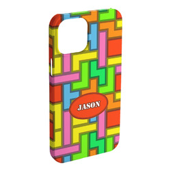 Tetromino iPhone Case - Plastic (Personalized)
