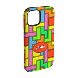 Tetromino iPhone Case - Rubber Lined - iPhone 15 Pro (Personalized)