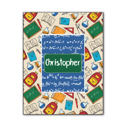 Math Lesson Wood Print - 11x14 (Personalized)
