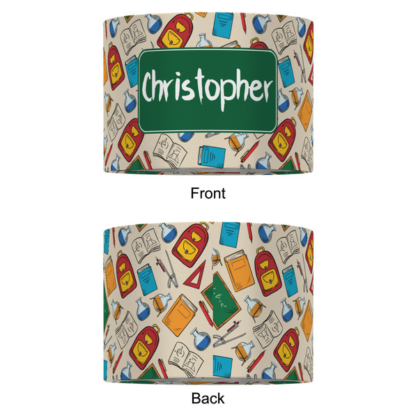 Math Lesson 12" Drum Lampshade - APPROVAL (Fabric)