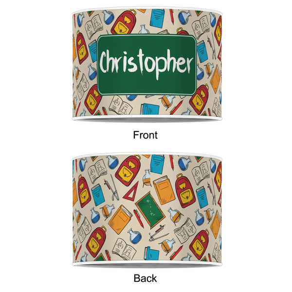 Math Lesson 12" Drum Lampshade - APPROVAL (Poly Film)