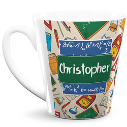Math Lesson 12 Oz Latte Mug (Personalized)
