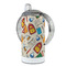 Math Lesson 12 oz Stainless Steel Sippy Cups - FULL (back angle)