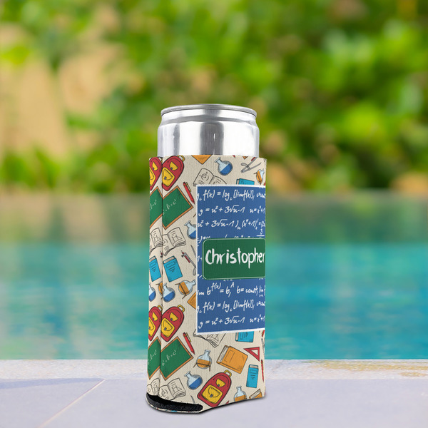 Math Lesson Can Cooler - Tall 12oz - In Context