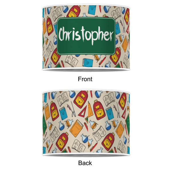 Math Lesson 16" Drum Lampshade - APPROVAL (Poly Film)