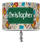Math Lesson 16" Drum Lamp Shade - Poly-film (Personalized)