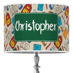 Math Lesson 16" Drum Lamp Shade - Poly-film (Personalized)
