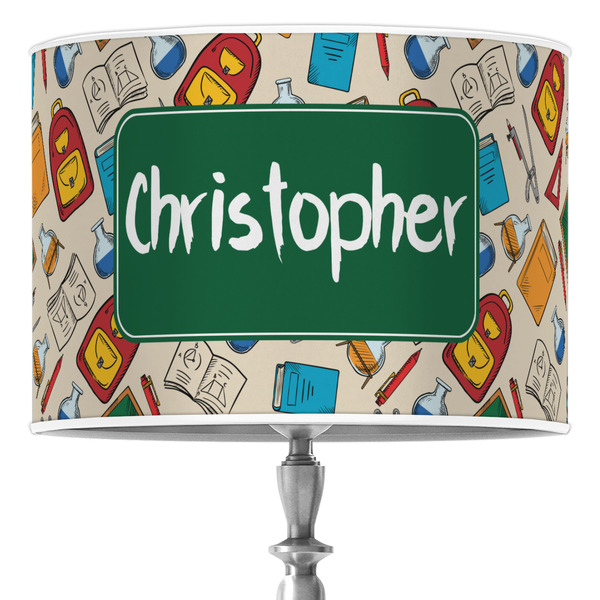 Custom Math Lesson 16" Drum Lamp Shade - Poly-film (Personalized)