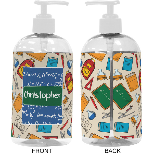 Math Lesson 16 oz Plastic Liquid Dispenser- Approval- White