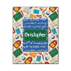 Math Lesson Wood Print - 16x20 (Personalized)
