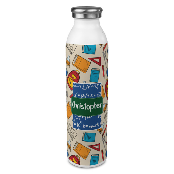 Custom Math Lesson 20oz Stainless Steel Water Bottle - Full Print (Personalized)