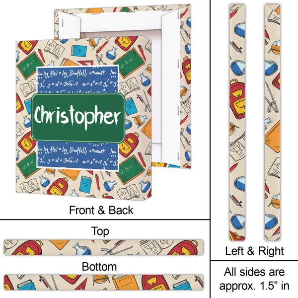 Math Lesson 20x24 - Canvas Print - Approval