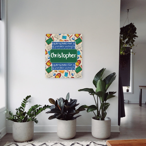 Math Lesson 20x24 - Canvas Print - In Context