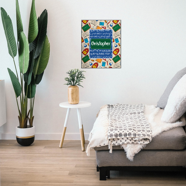 Math Lesson 20x24 Wood Print - In Context