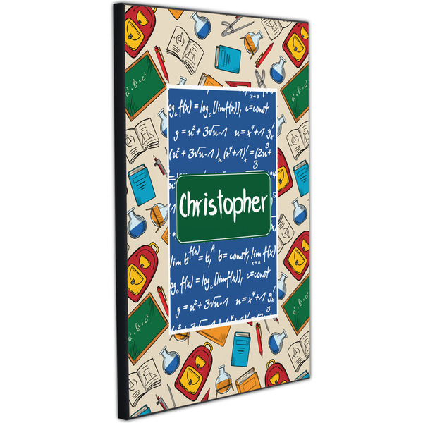 Math Lesson 20x30 Wood Print - Angle View