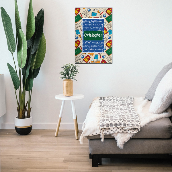 Math Lesson 20x30 Wood Print - In Context