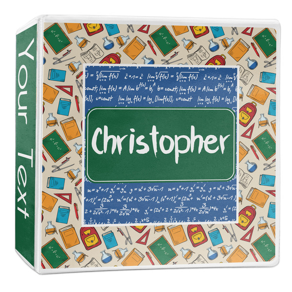 Custom Math Lesson 3-Ring Binder - 2 inch (Personalized)