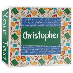 Math Lesson 3-Ring Binder - 3 inch (Personalized)